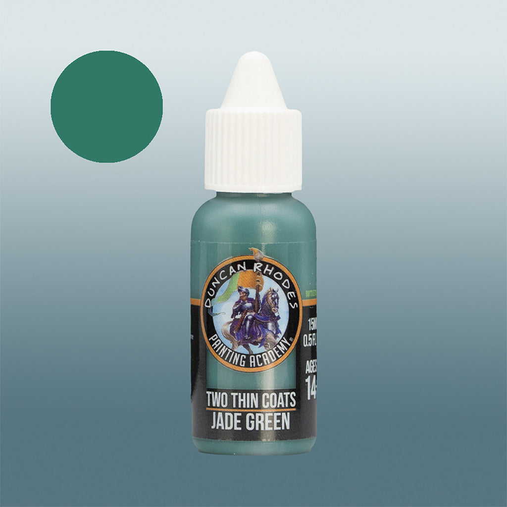 Two Thin Coats Midtone: Jade Green