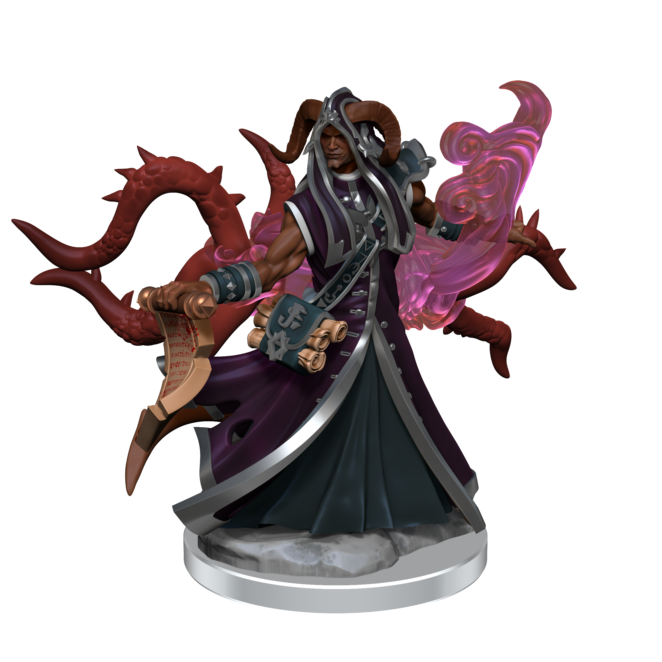 D&D: Frameworks - Tiefling Warlock Male