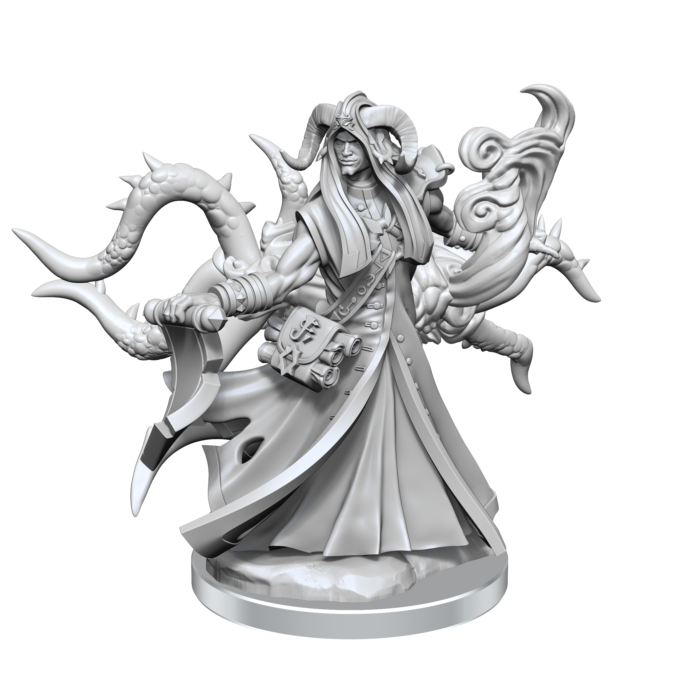 D&D: Frameworks - Tiefling Warlock Male