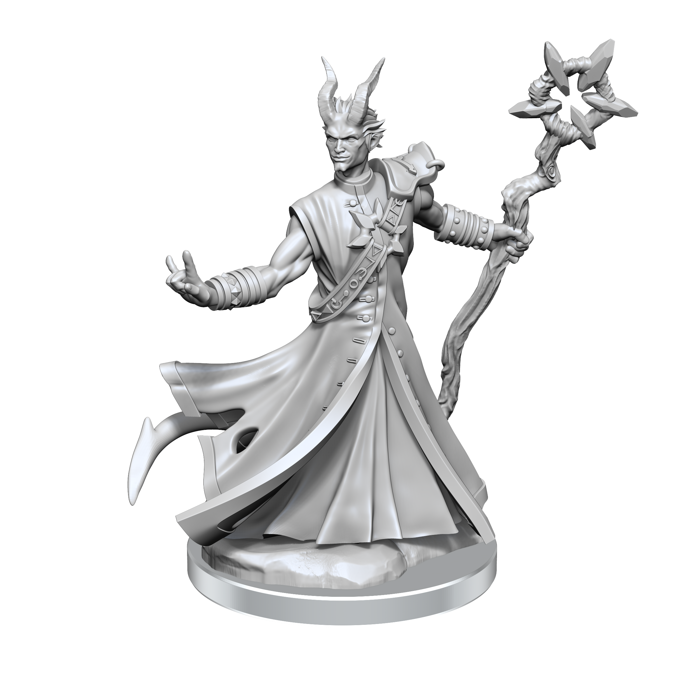 D&D: Frameworks - Tiefling Warlock Male