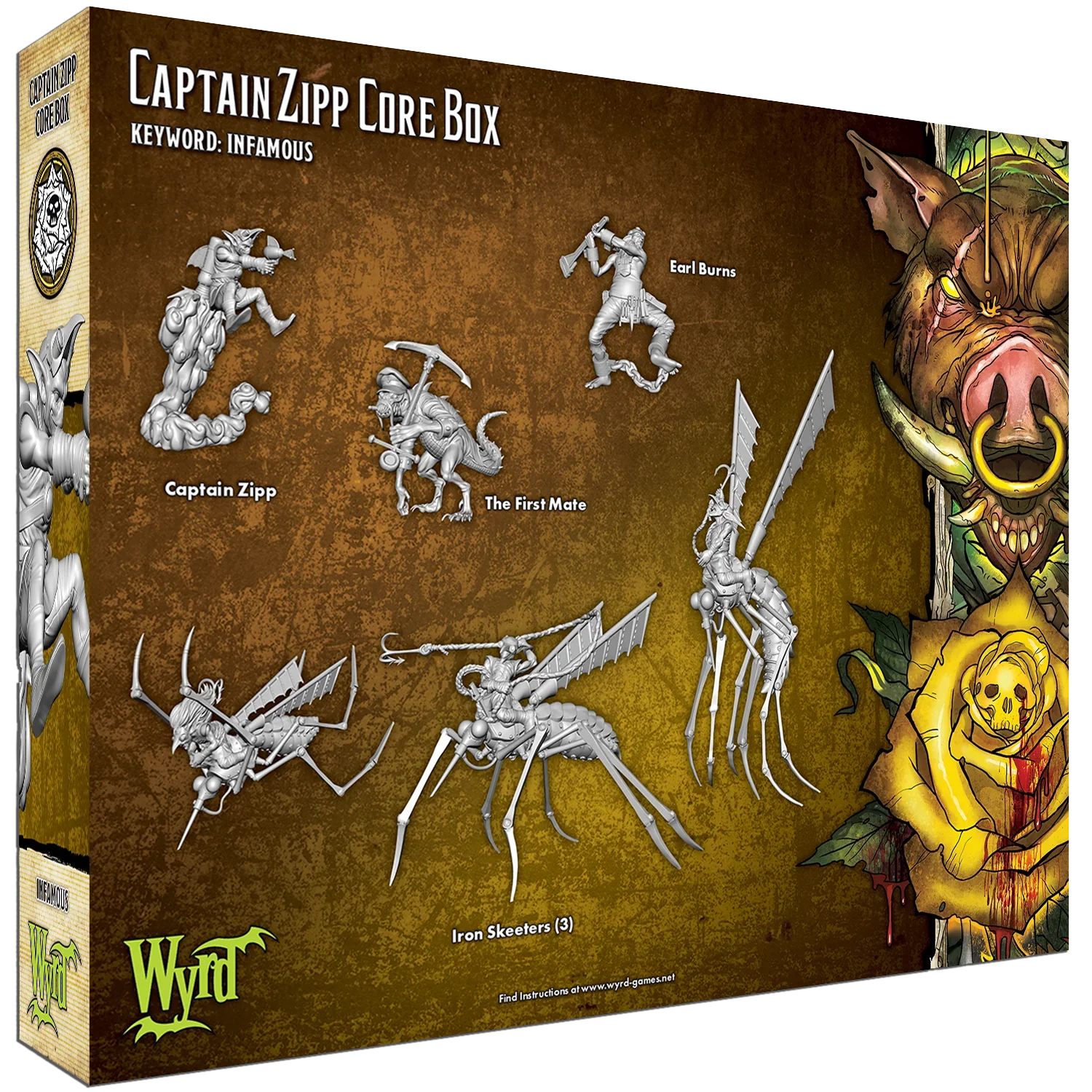 Malifaux Third Edition: Captain Zipp Core Box