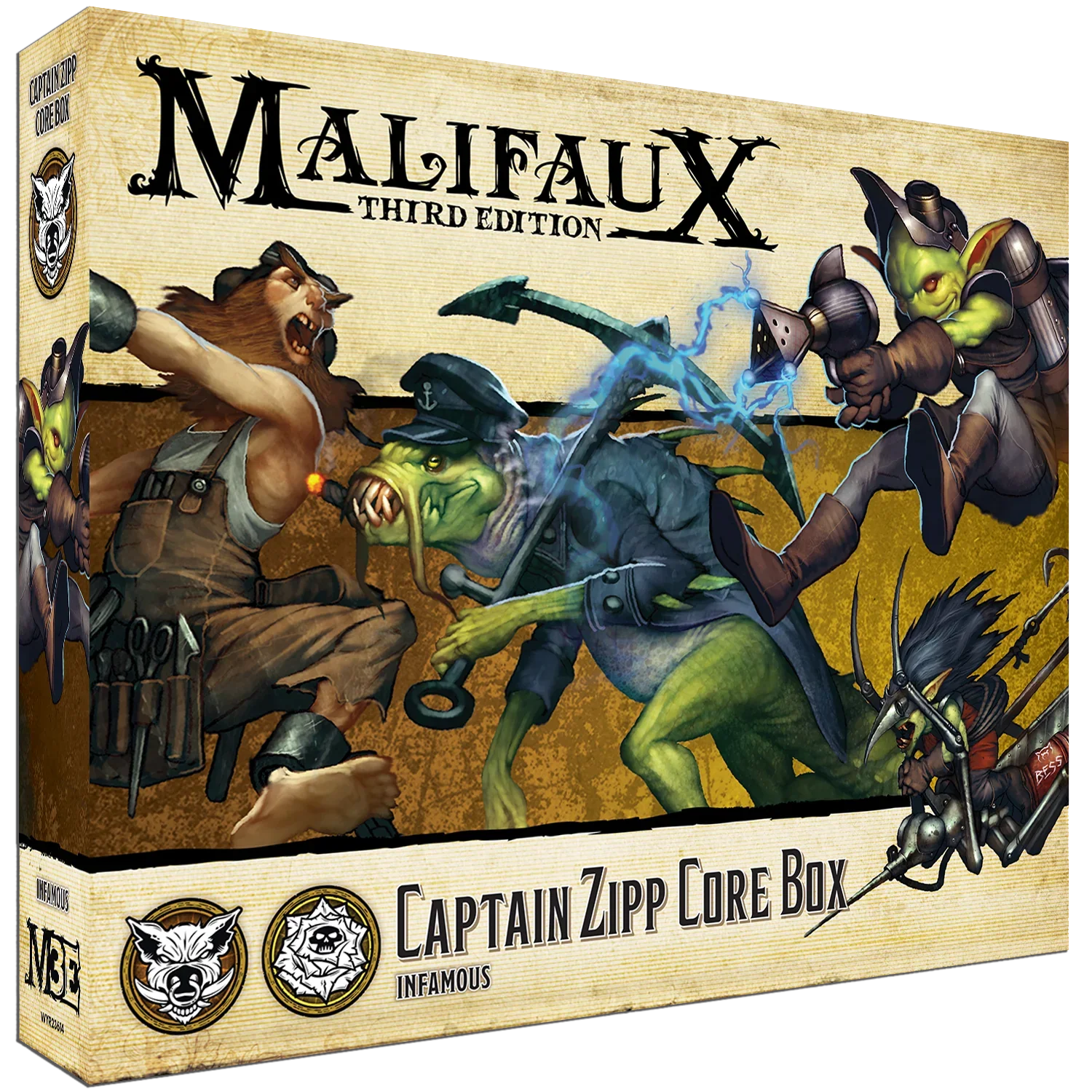 Malifaux Third Edition: Captain Zipp Core Box