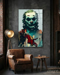 Joker Glass Wall Art