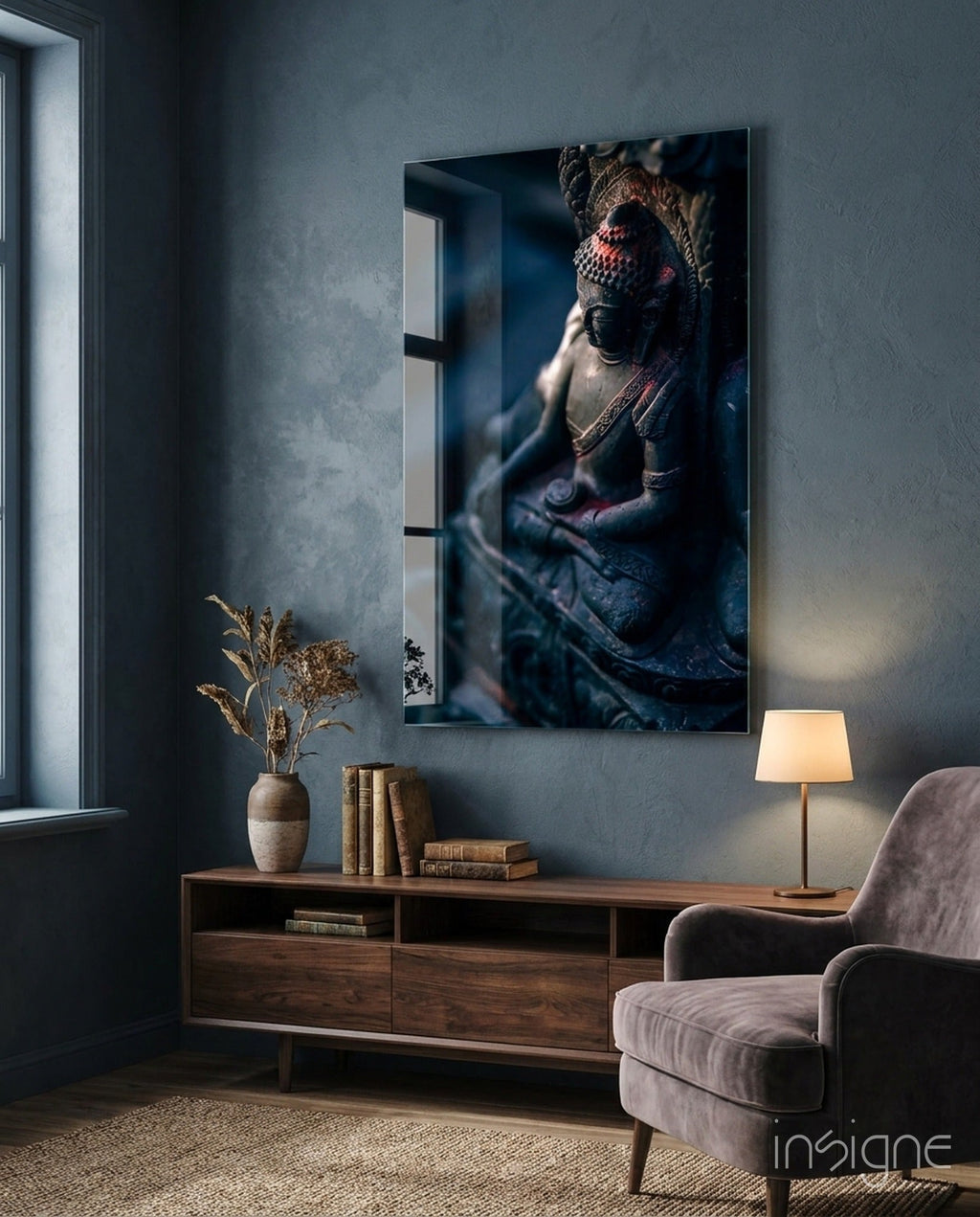 Buddha Glass Wall Art