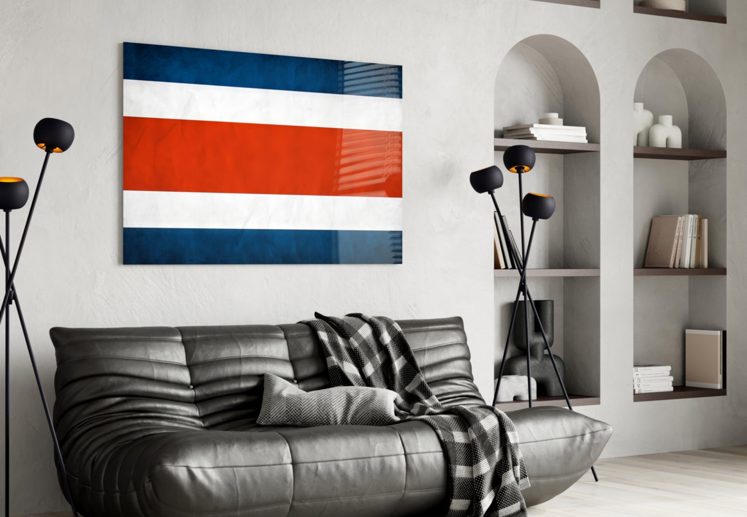 Vibrant Flag Wall Art Glass Wall Art