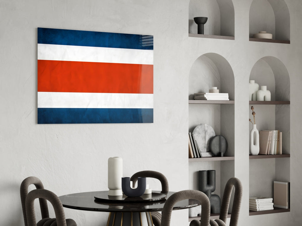 Vibrant Flag Wall Art Glass Wall Art