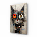 Cat Glass Wall Art