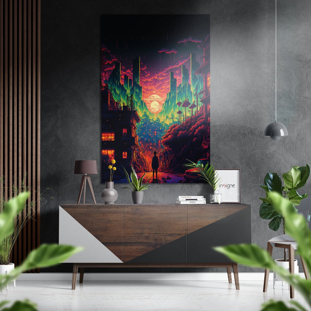 To the Sunset Brushed Aluminum Dibond Wall Art