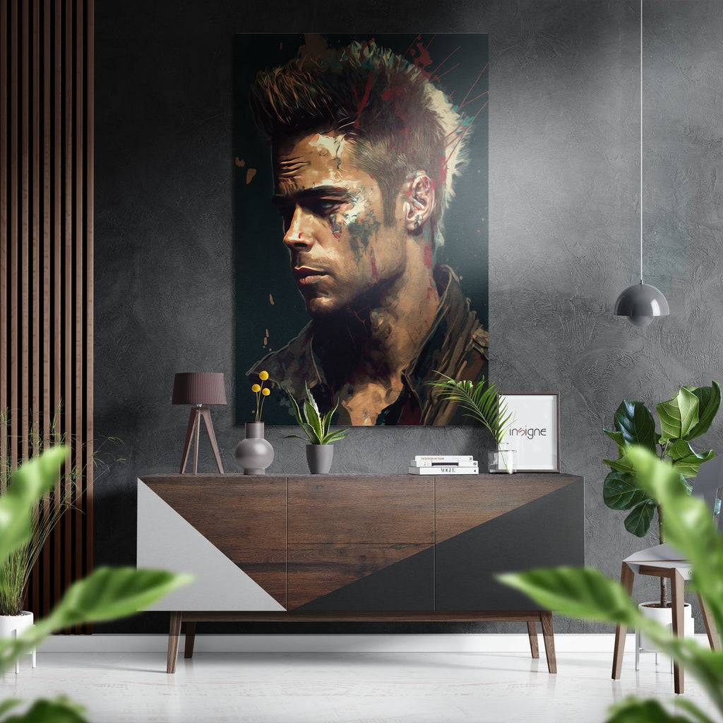 Fight Club Brushed Aluminum Dibond Wall Art