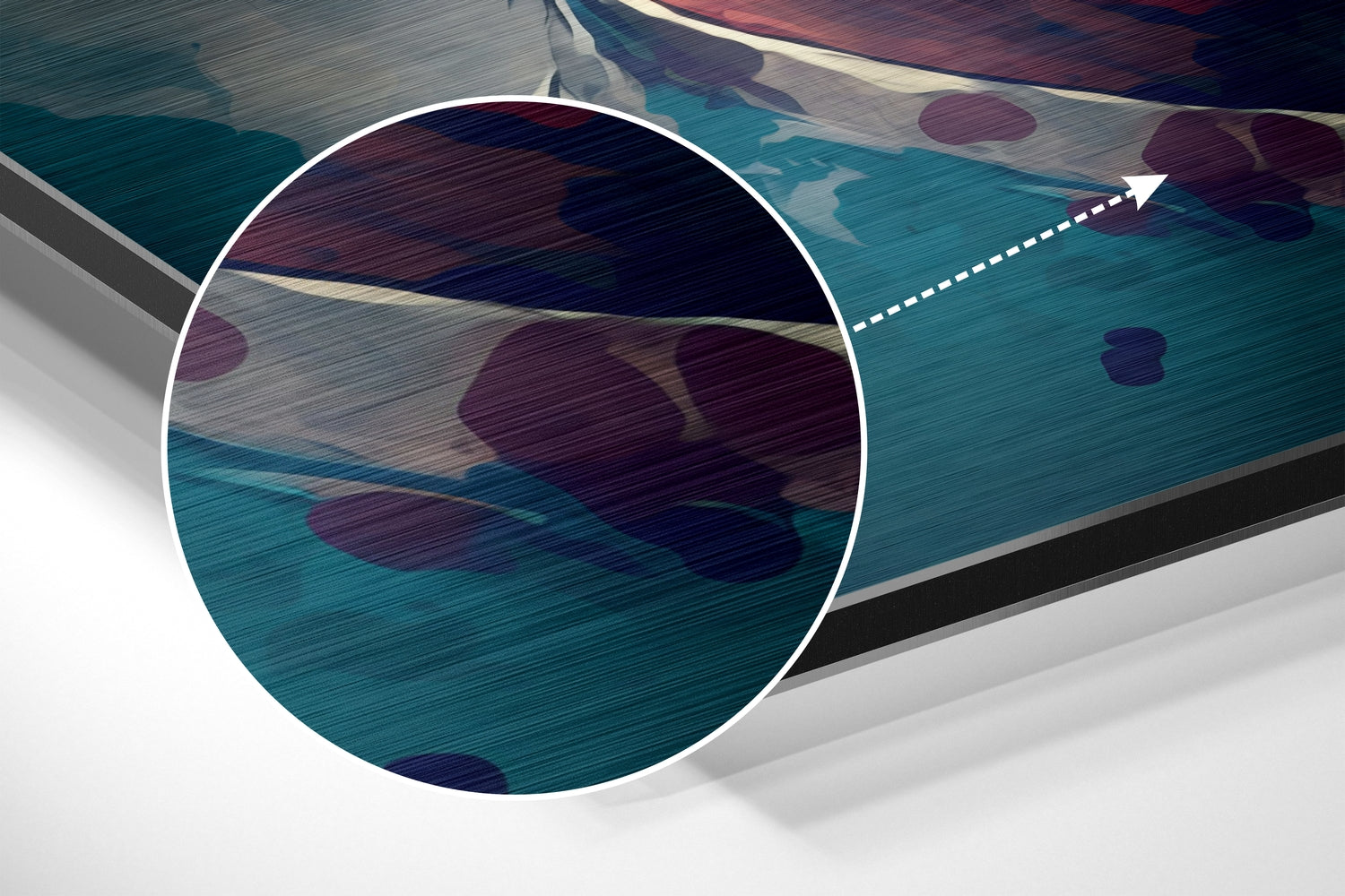 Salvador Dali Brushed Aluminum Dibond Wall Art