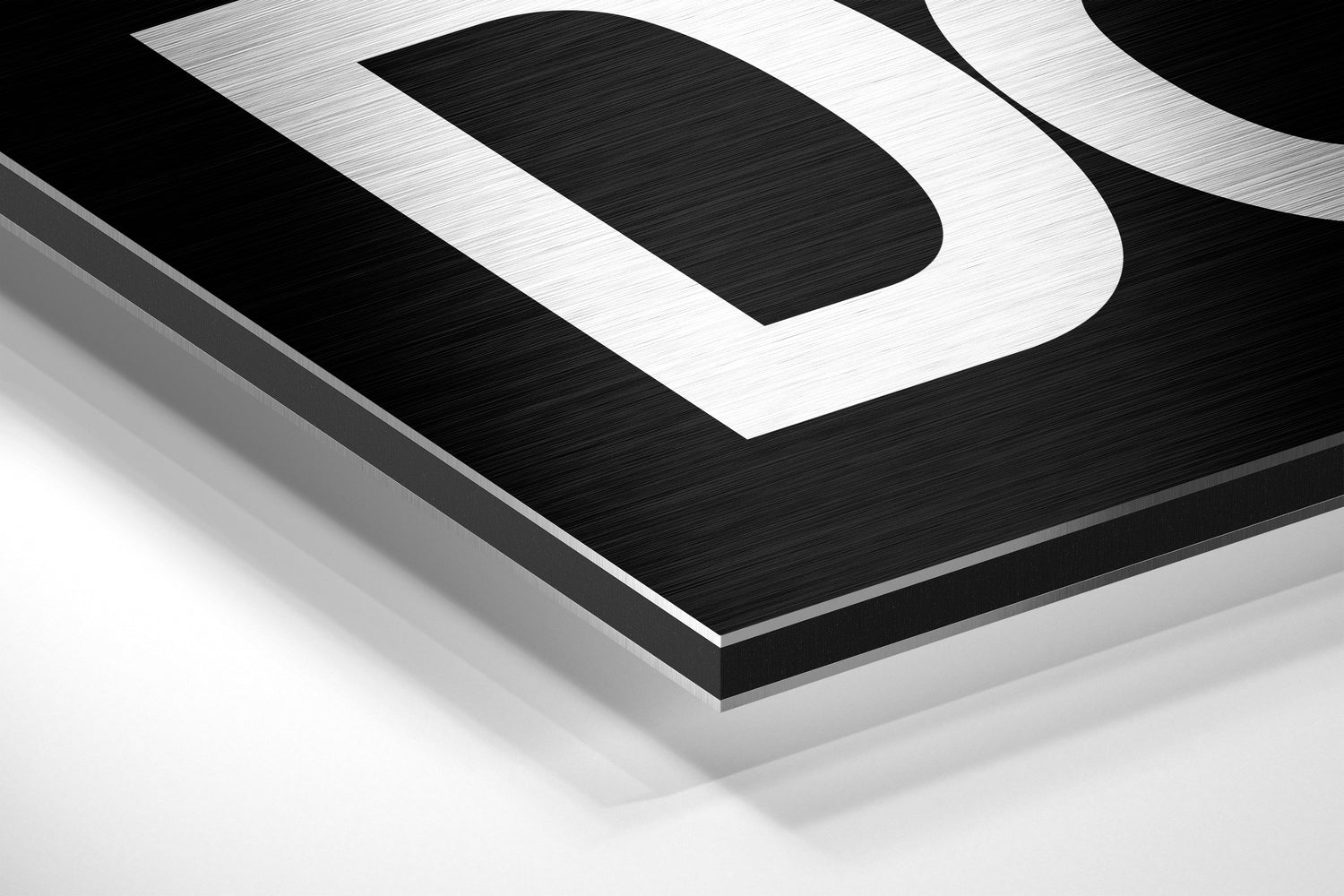 Get Shit Done Brushed Aluminum Dibond Wall Art