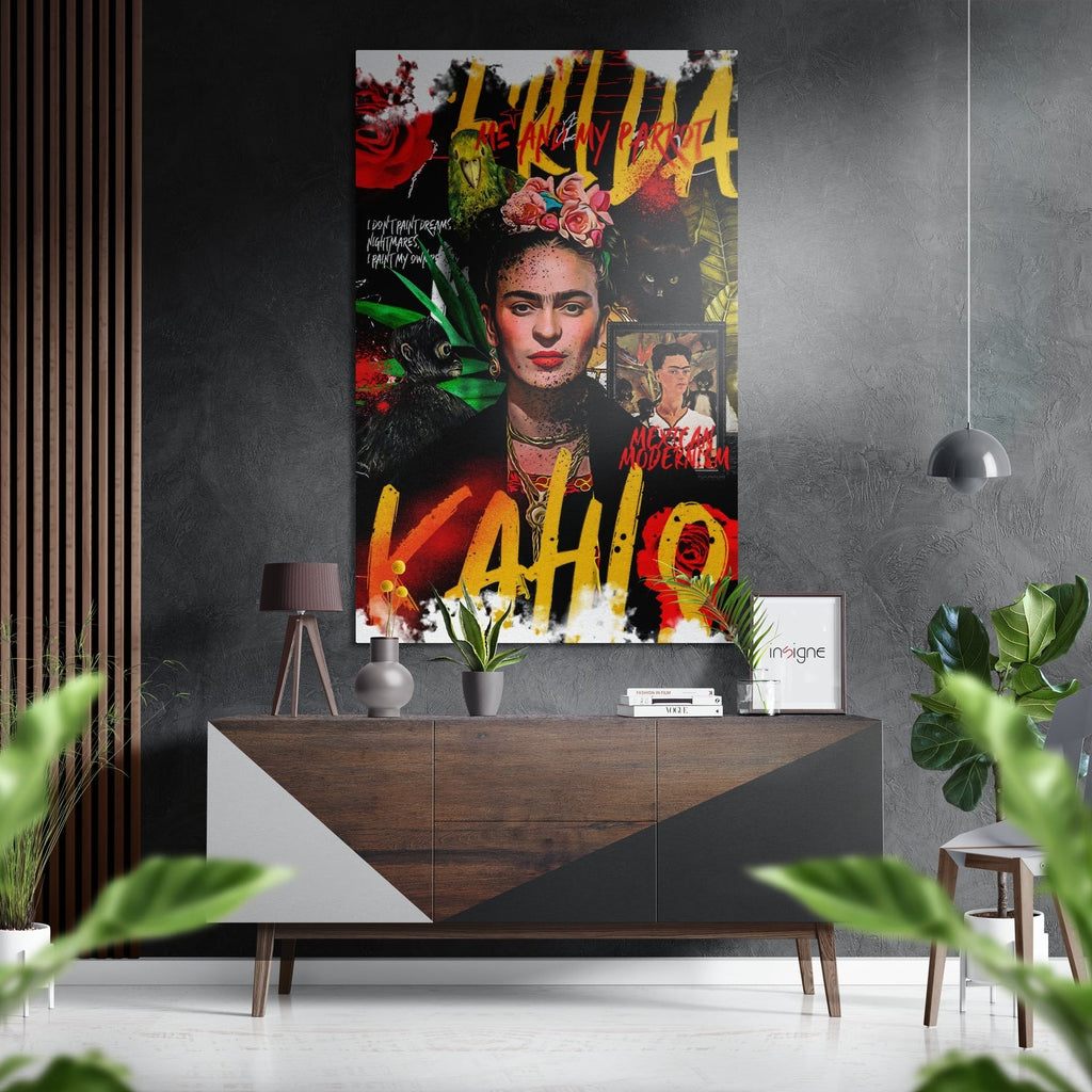 Frida Kahlo Brushed Aluminum Dibond Wall Art