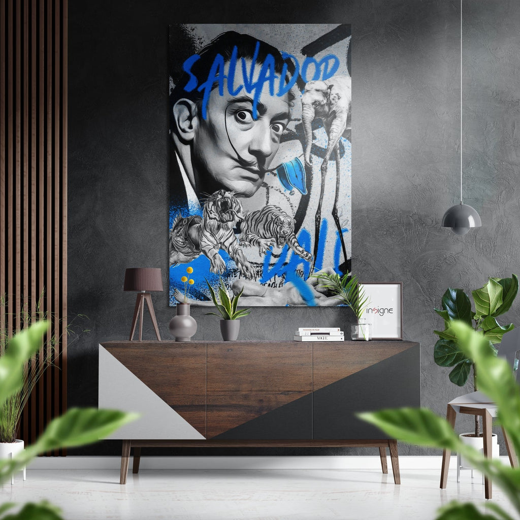 Salvador Dali Brushed Aluminum Dibond Wall Art