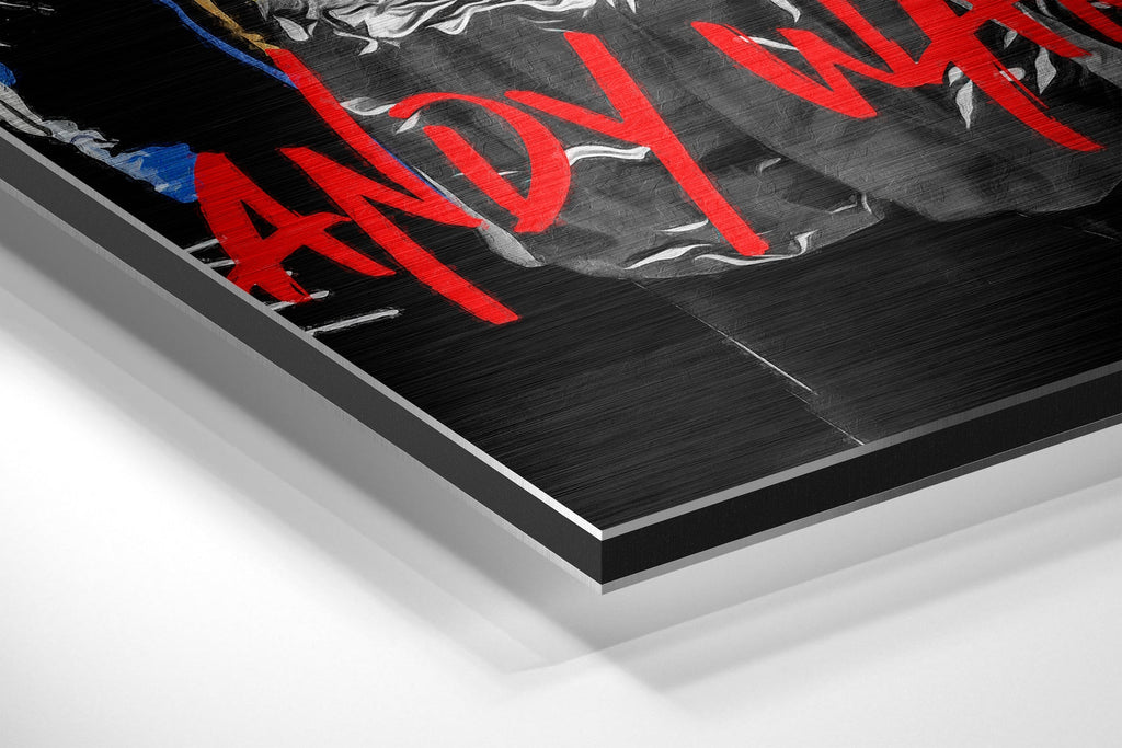 Basquiat Brushed Aluminum Dibond Wall Art