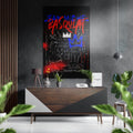 Basquiat Brushed Aluminum Dibond Wall Art