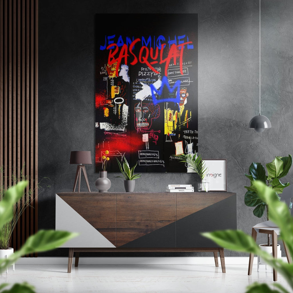 Basquiat Brushed Aluminum Dibond Wall Art