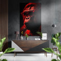 Wise Monkey Brushed Aluminum Dibond Wall Art