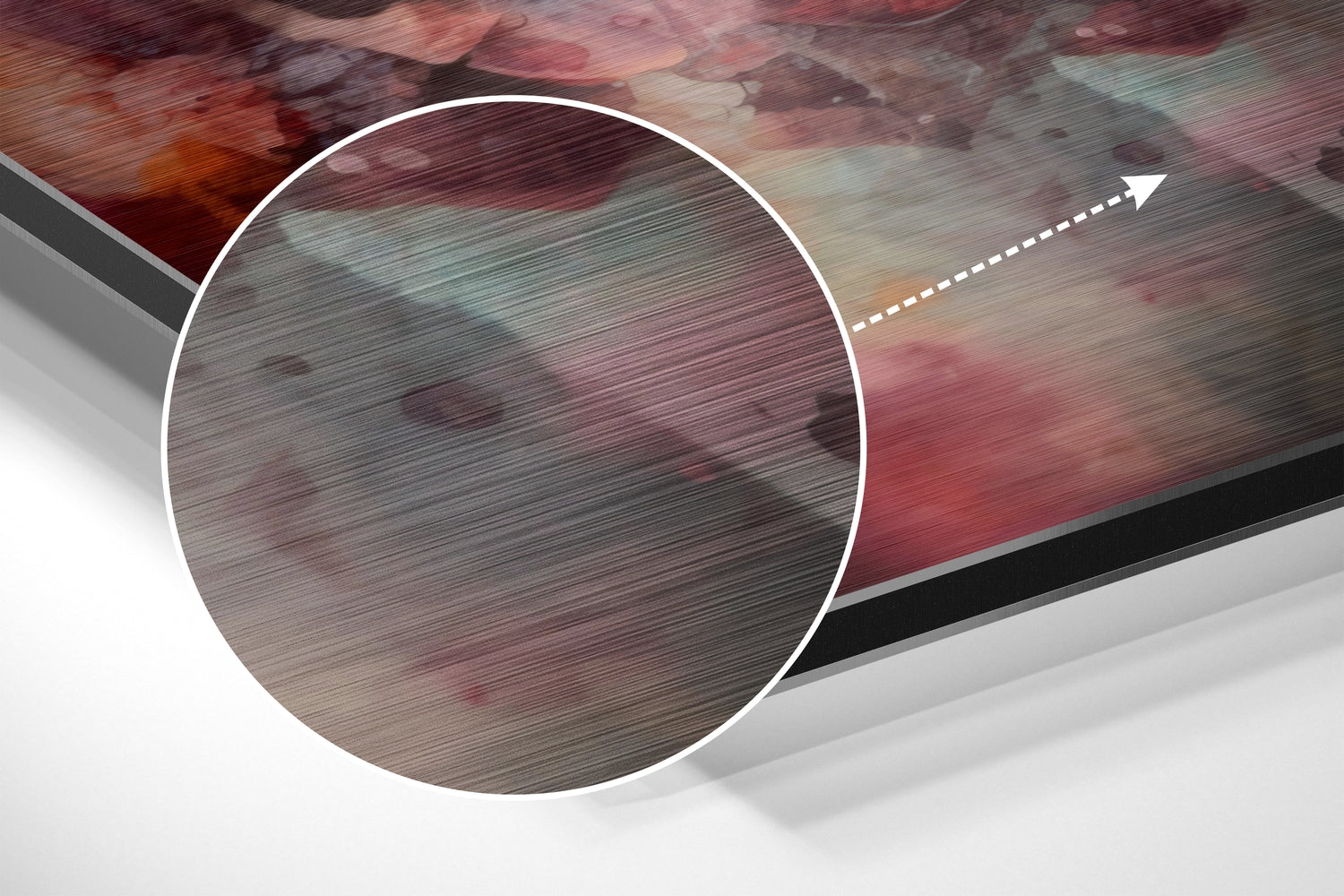 Budha Brushed Aluminum Dibond Wall Art