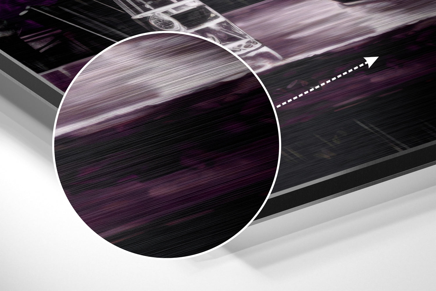 Woman in a Bar Brushed Aluminum Dibond Wall Art