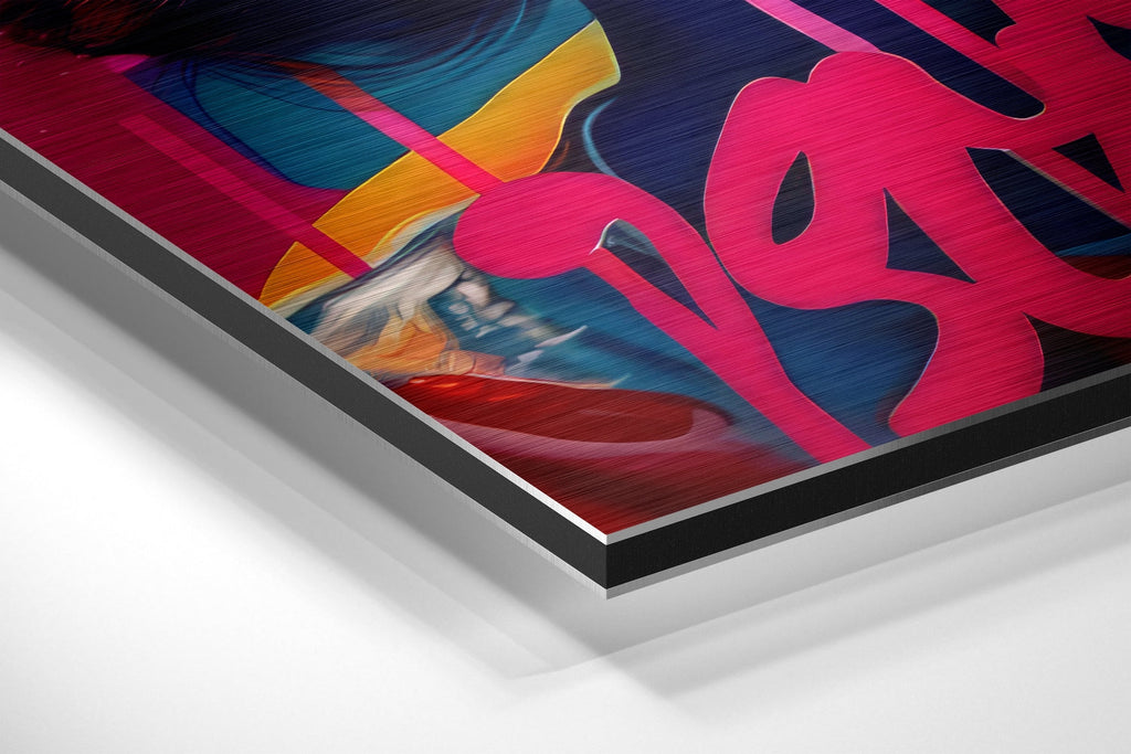 Lollipop Brushed Aluminum Dibond Wall Art