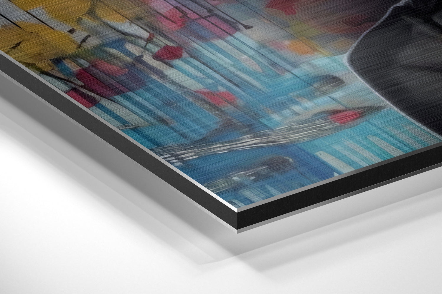 Woman Brushed Aluminum Dibond Wall Art