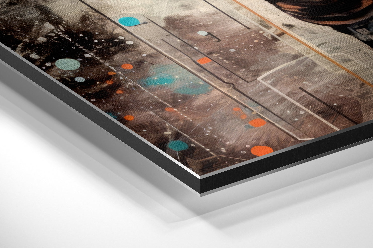 Astronaut Brushed Aluminum Dibond Wall Art