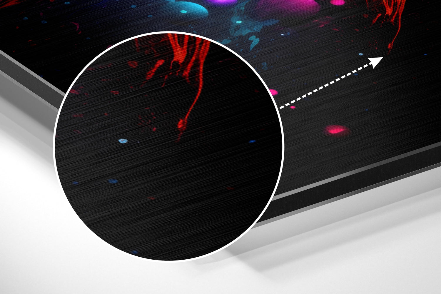 Colors of Space Brushed Aluminum Dibond Wall Art