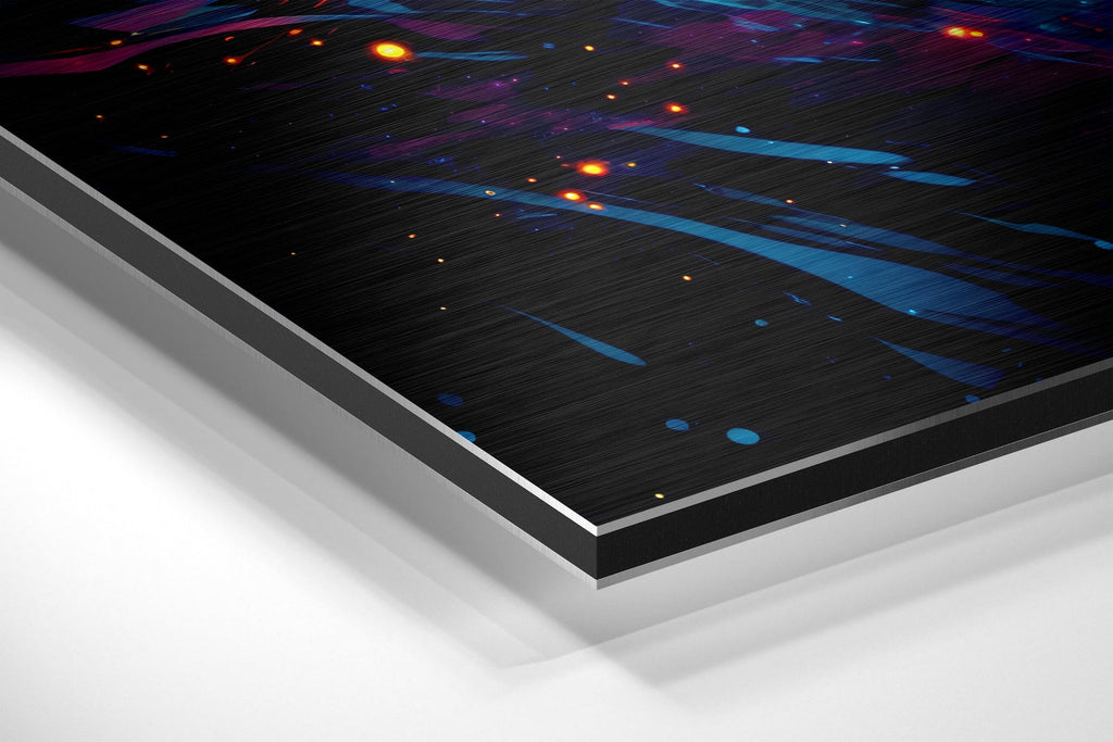 Colors of Space Brushed Aluminum Dibond Wall Art