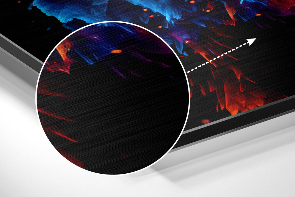 Colors of Space Brushed Aluminum Dibond Wall Art