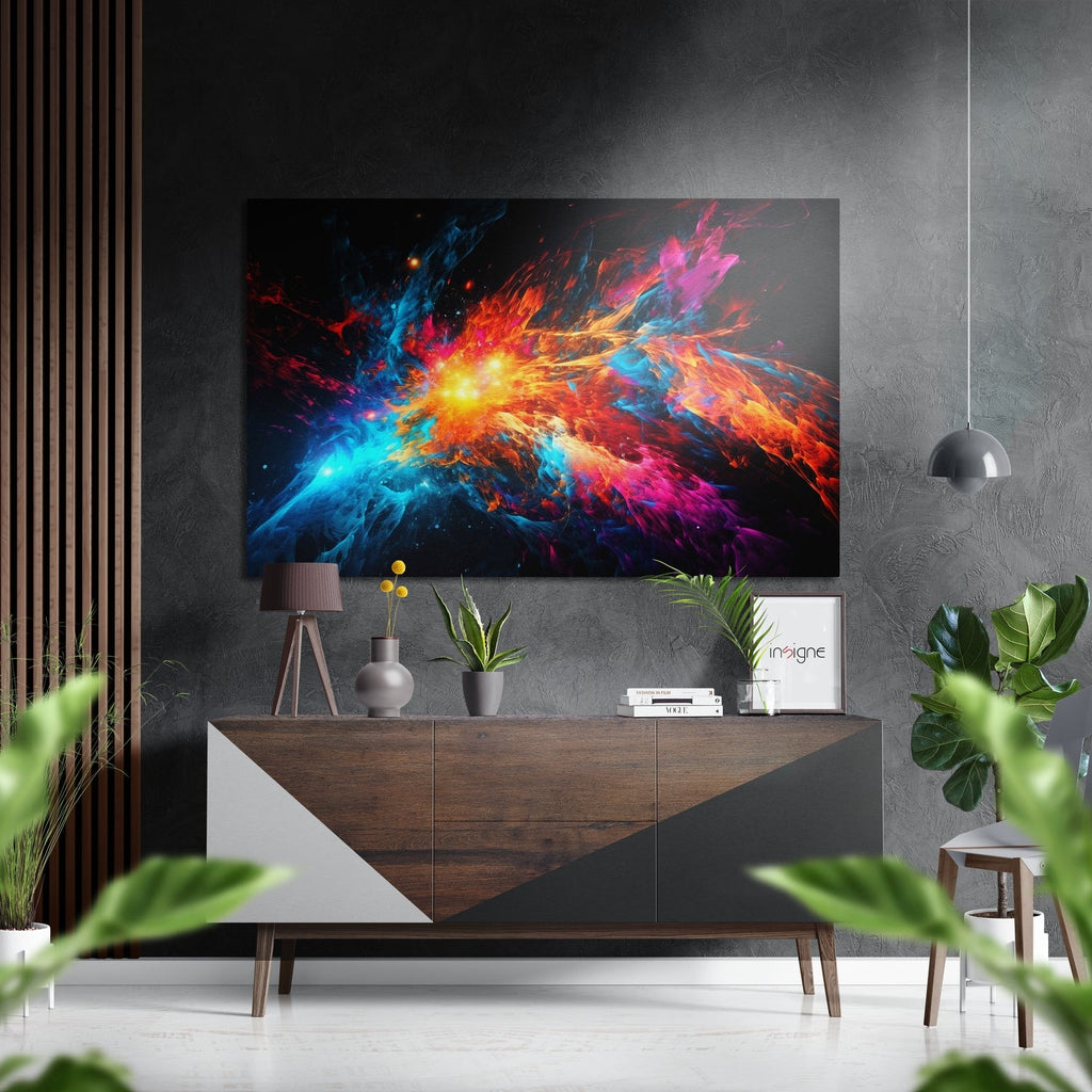 Colors of Space Brushed Aluminum Dibond Wall Art