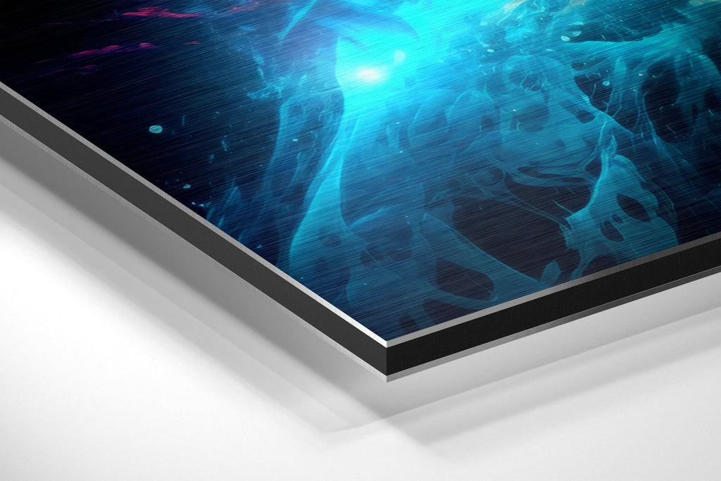 Colors of Space Brushed Aluminum Dibond Wall Art