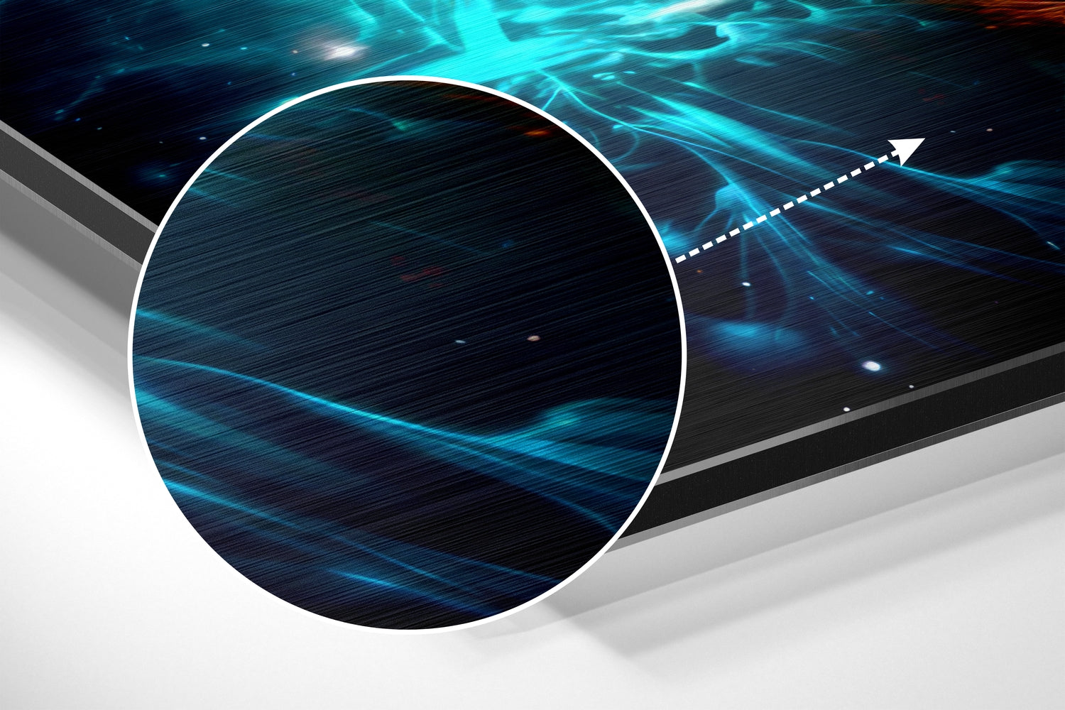 Colors of Space Brushed Aluminum Dibond Wall Art