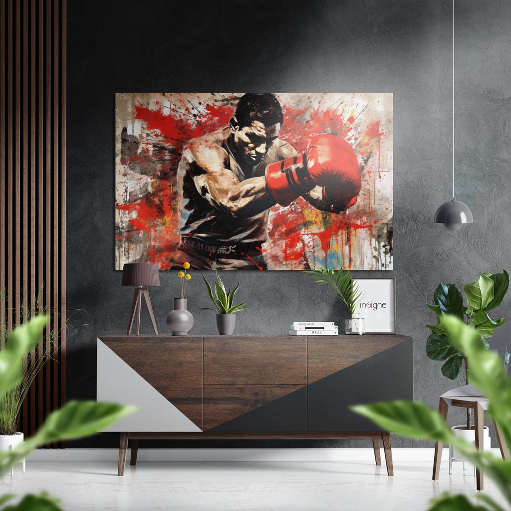 Boxer Brushed Aluminum Dibond Wall Art