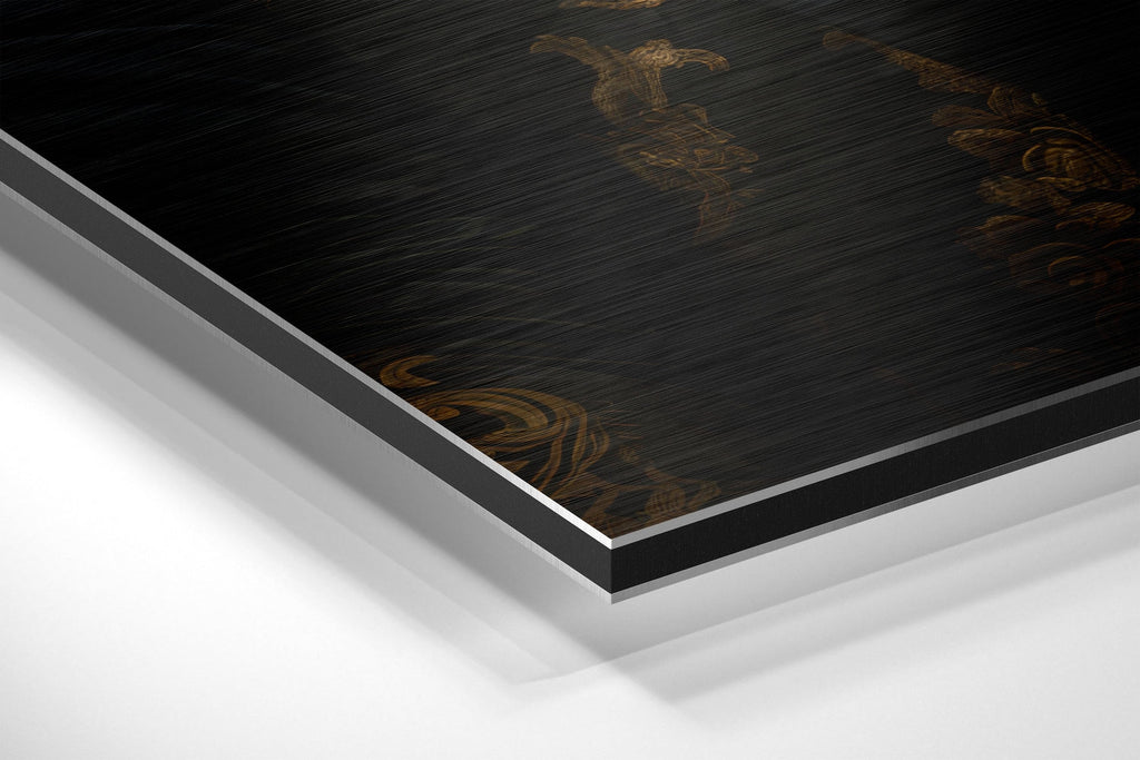 Mr. Tiger Brushed Aluminum Dibond Wall Art