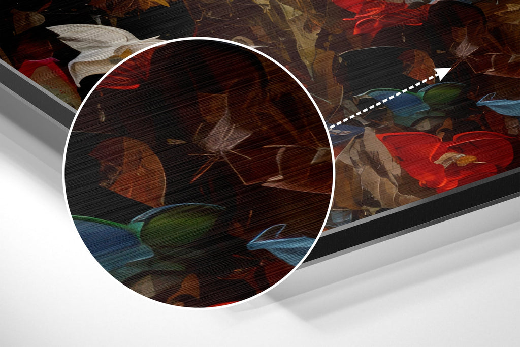 Woman Brushed Aluminum Dibond Wall Art