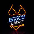 Red Bikini Set Busch Light Neon Signs Light