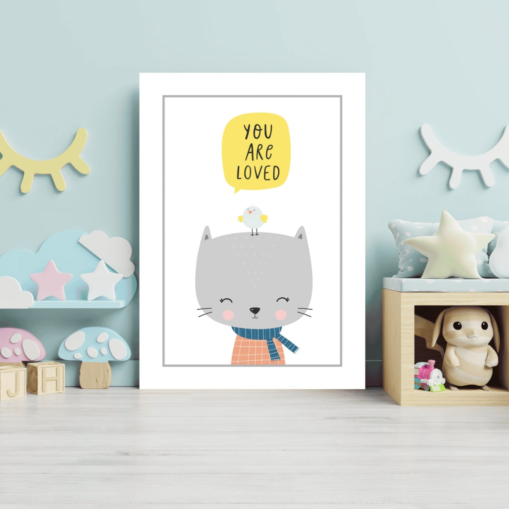 You Are Loved Aluminum Print