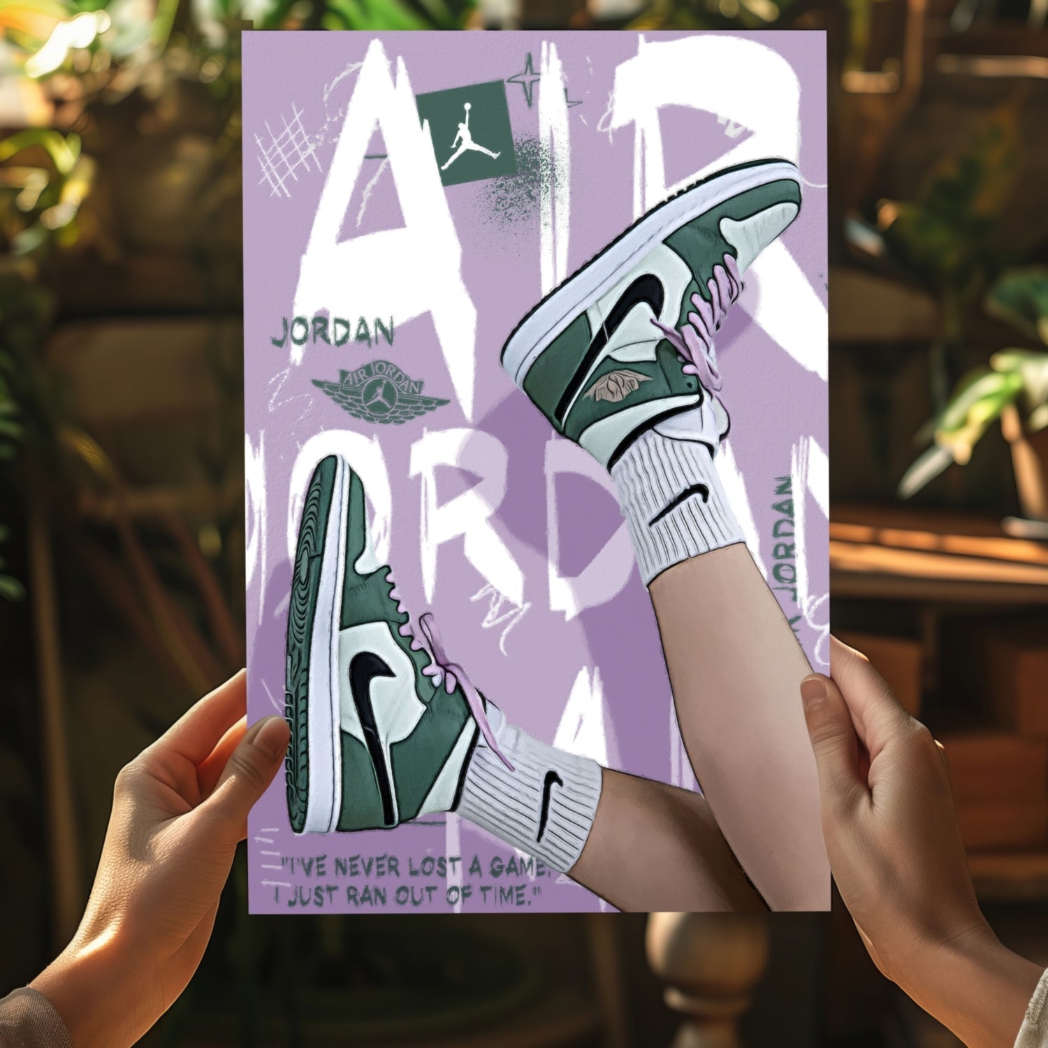 Air Aluminum Print