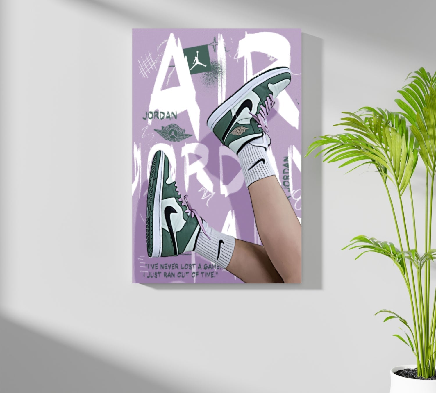 Air Aluminum Print