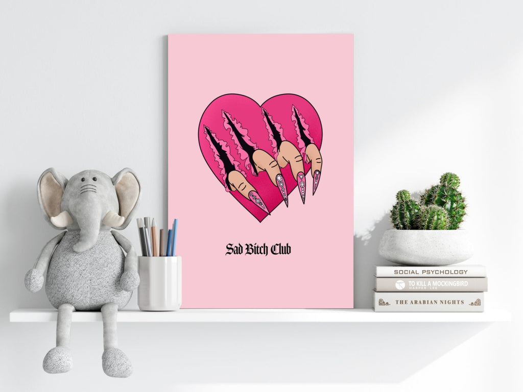 Sad Club Aluminum Print