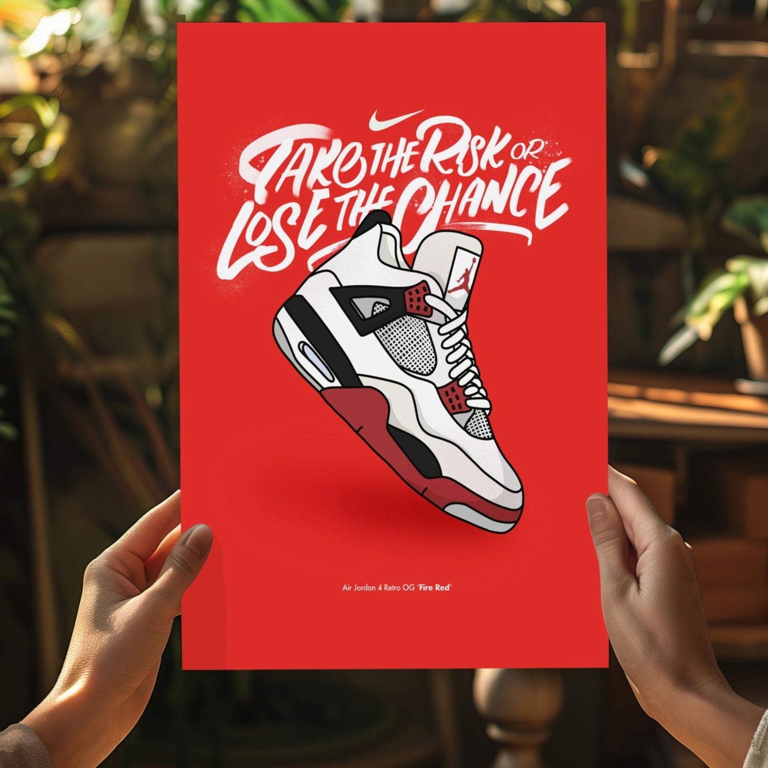 Take The Risk Aluminum Print