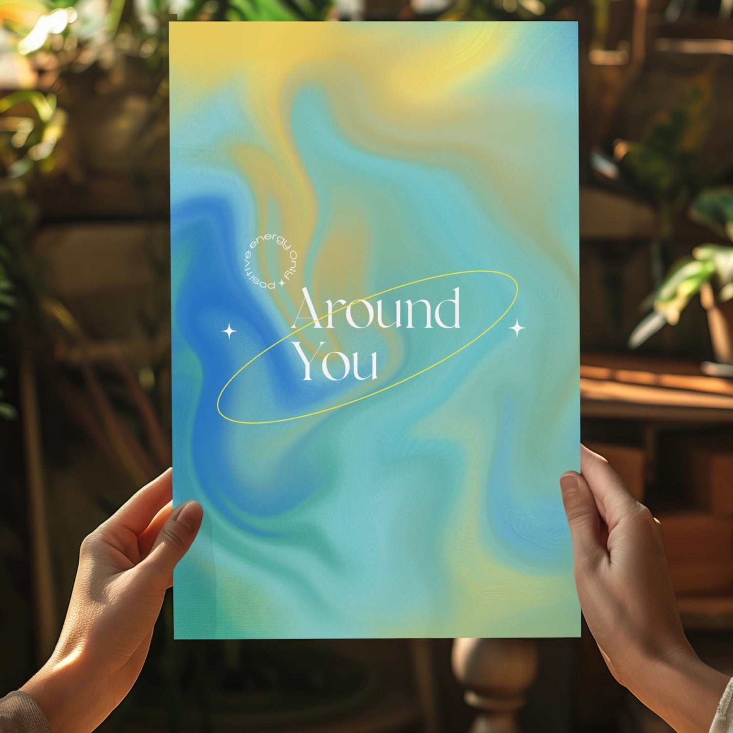 Around You Aluminum Print