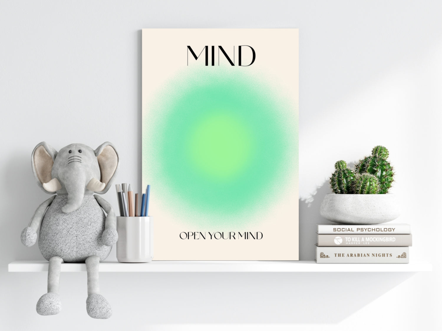 Mind Aluminum Print