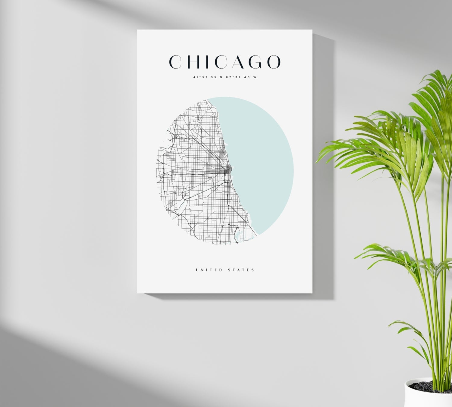 Chicago V2 Aluminum Print