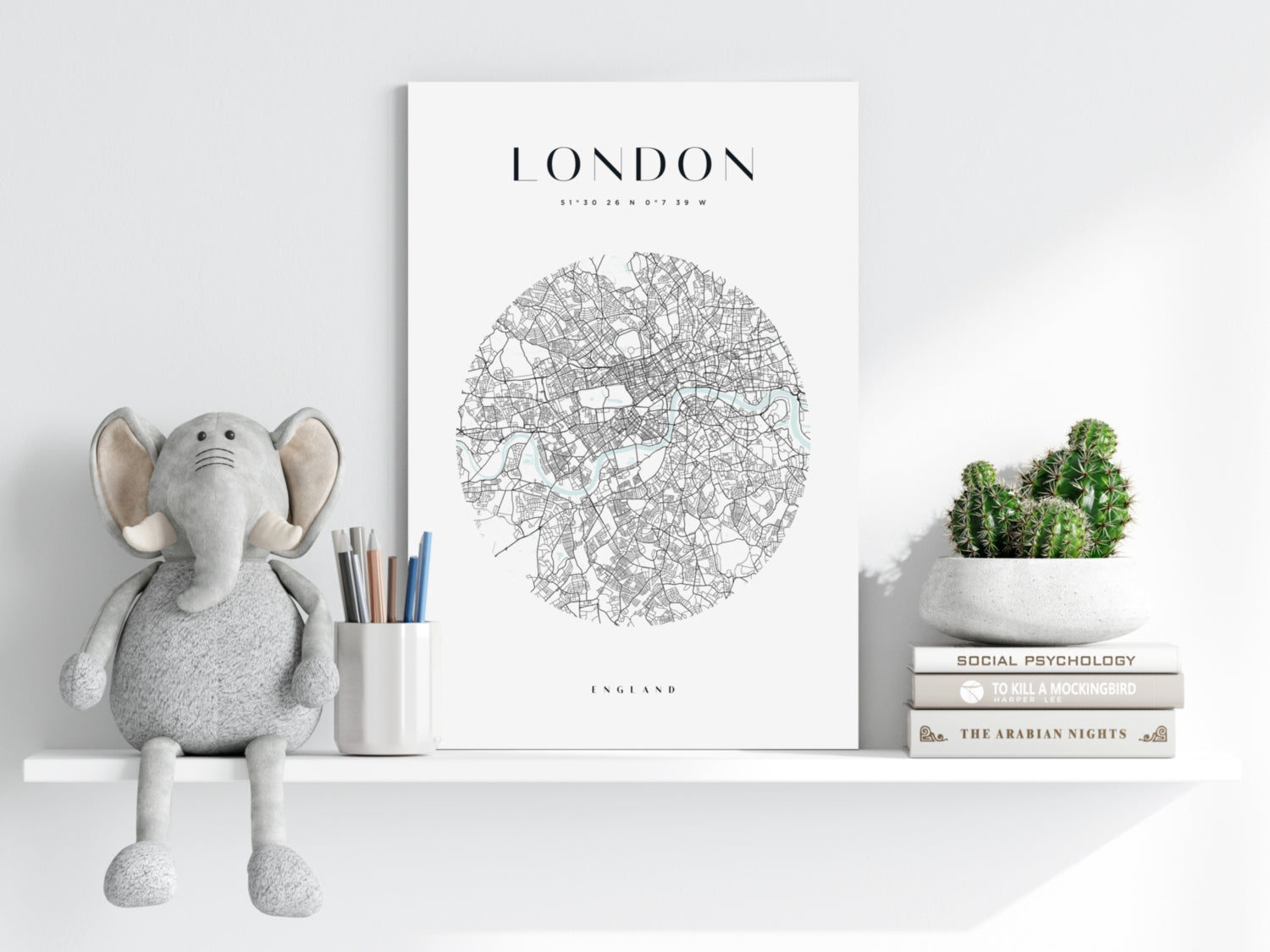 London V2 Aluminum Print