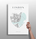 Lisbon V1 Aluminum Print