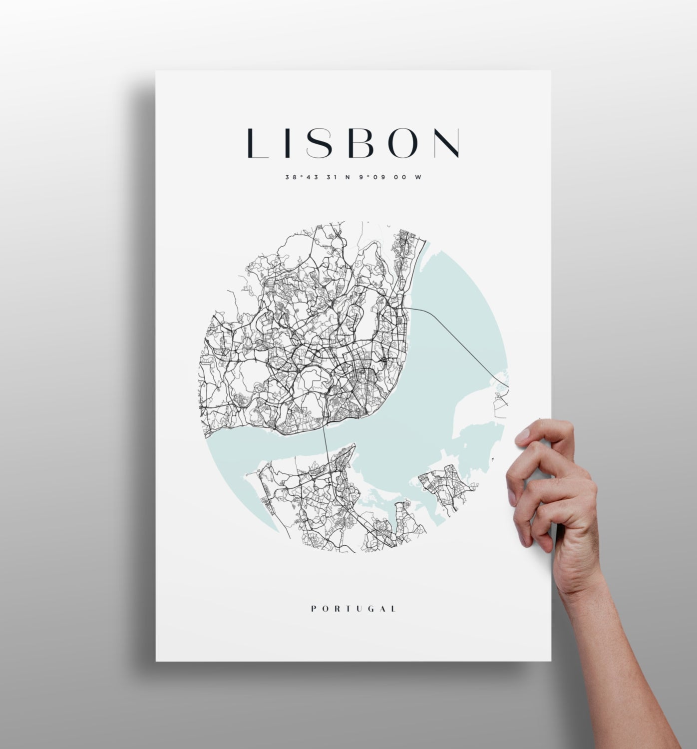 Lisbon V2 Aluminum Print