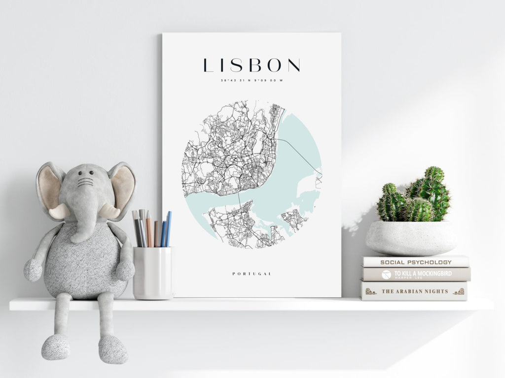 Lisbon V2 Aluminum Print