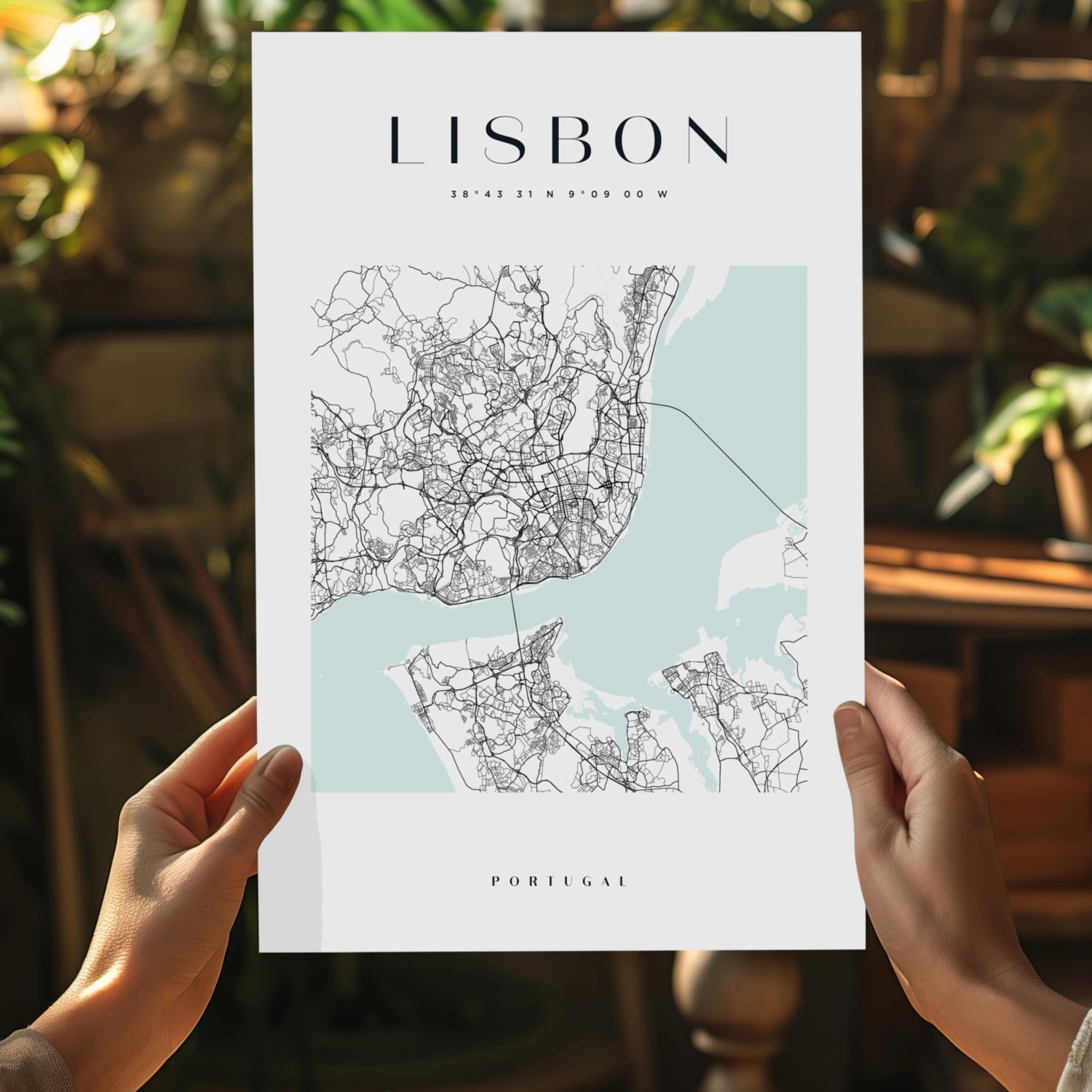Lisbon V3 Aluminum Print