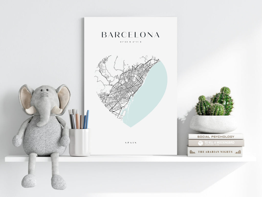 Barcelona V1 Aluminum Print